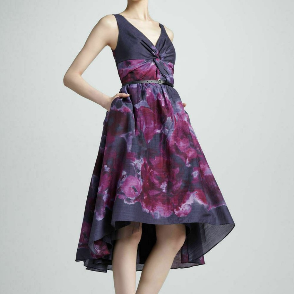 Lela Rose Target Neiman Marcus Watercolor Dress